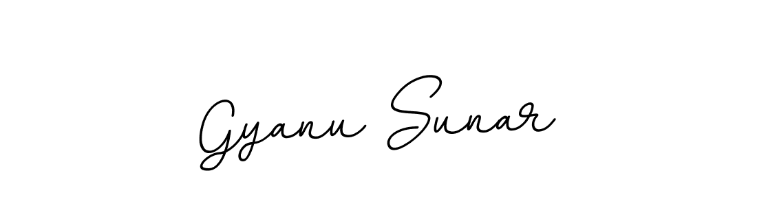 Also we have Gyanu Sunar name is the best signature style. Create professional handwritten signature collection using BallpointsItalic-DORy9 autograph style. Gyanu Sunar signature style 11 images and pictures png