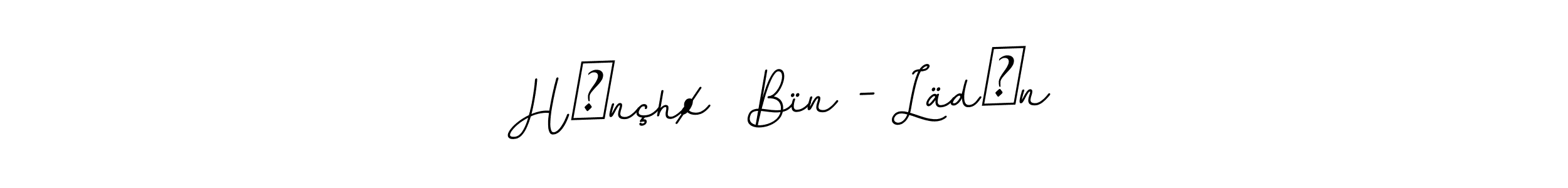 Create a beautiful signature design for name Hōnçhø  Bïn - Lädęn. With this signature (BallpointsItalic-DORy9) fonts, you can make a handwritten signature for free. Hōnçhø  Bïn - Lädęn signature style 11 images and pictures png