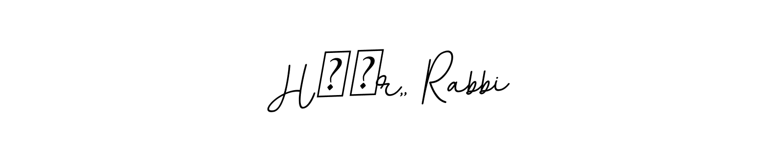 The best way (BallpointsItalic-DORy9) to make a short signature is to pick only two or three words in your name. The name H❤️r,, Rabbi include a total of six letters. For converting this name. H❤️r,, Rabbi signature style 11 images and pictures png