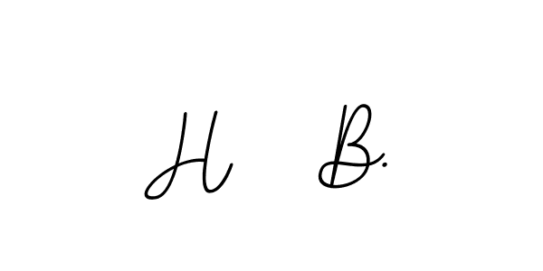 It looks lik you need a new signature style for name H   B.. Design unique handwritten (BallpointsItalic-DORy9) signature with our free signature maker in just a few clicks. H   B. signature style 11 images and pictures png