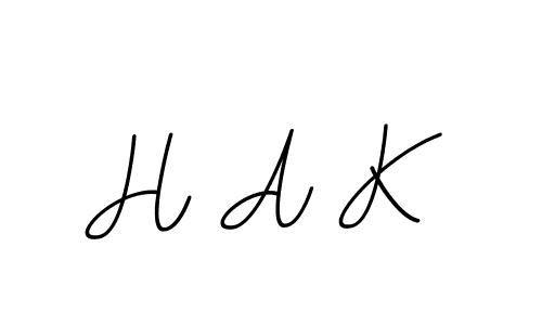 Create a beautiful signature design for name H A K. With this signature (BallpointsItalic-DORy9) fonts, you can make a handwritten signature for free. H A K signature style 11 images and pictures png