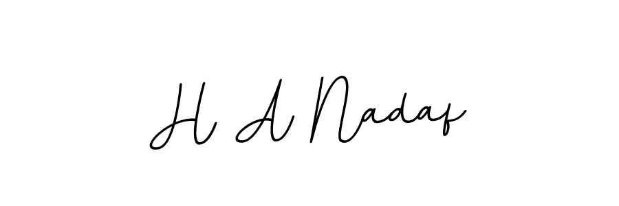 BallpointsItalic-DORy9 is a professional signature style that is perfect for those who want to add a touch of class to their signature. It is also a great choice for those who want to make their signature more unique. Get H A Nadaf name to fancy signature for free. H A Nadaf signature style 11 images and pictures png