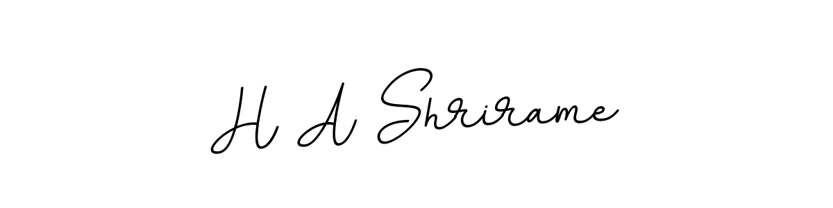 This is the best signature style for the H A Shrirame name. Also you like these signature font (BallpointsItalic-DORy9). Mix name signature. H A Shrirame signature style 11 images and pictures png