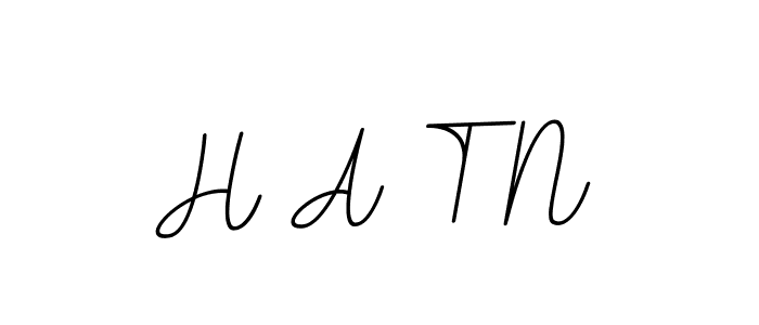 Design your own signature with our free online signature maker. With this signature software, you can create a handwritten (BallpointsItalic-DORy9) signature for name H A T N. H A T N signature style 11 images and pictures png