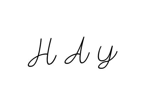 Make a beautiful signature design for name H A Y. With this signature (BallpointsItalic-DORy9) style, you can create a handwritten signature for free. H A Y signature style 11 images and pictures png