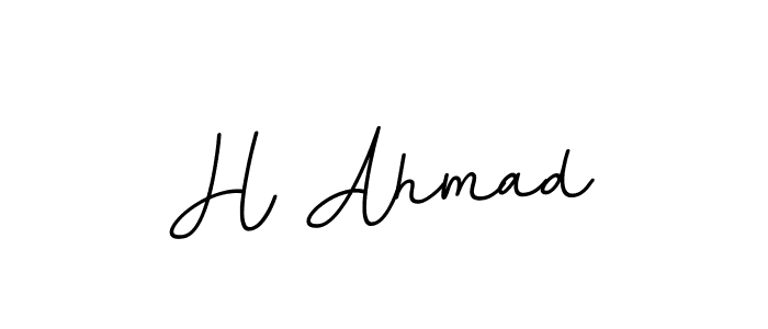 Also we have H Ahmad name is the best signature style. Create professional handwritten signature collection using BallpointsItalic-DORy9 autograph style. H Ahmad signature style 11 images and pictures png