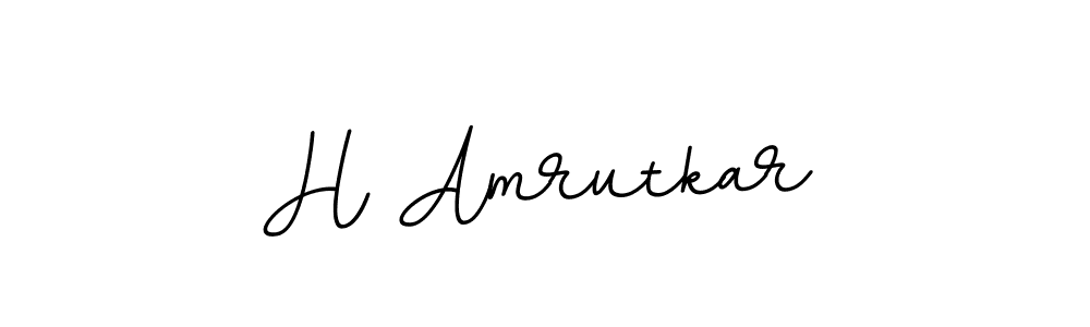 Also we have H Amrutkar name is the best signature style. Create professional handwritten signature collection using BallpointsItalic-DORy9 autograph style. H Amrutkar signature style 11 images and pictures png