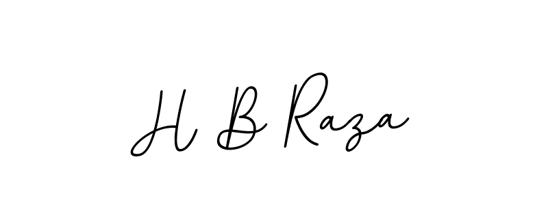 Also we have H B Raza name is the best signature style. Create professional handwritten signature collection using BallpointsItalic-DORy9 autograph style. H B Raza signature style 11 images and pictures png