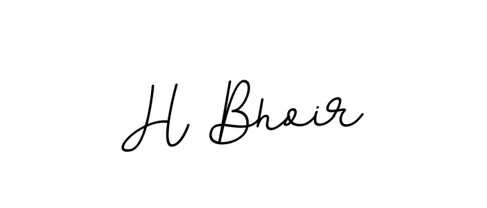 Here are the top 10 professional signature styles for the name H Bhoir. These are the best autograph styles you can use for your name. H Bhoir signature style 11 images and pictures png