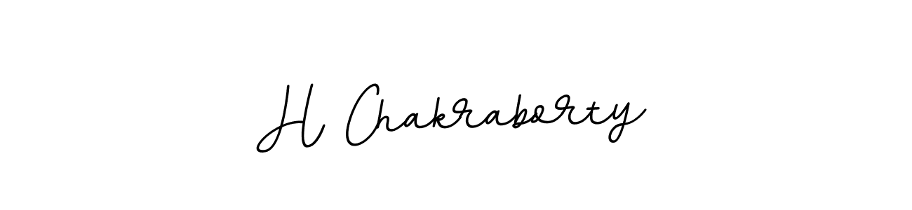 Create a beautiful signature design for name H Chakraborty. With this signature (BallpointsItalic-DORy9) fonts, you can make a handwritten signature for free. H Chakraborty signature style 11 images and pictures png