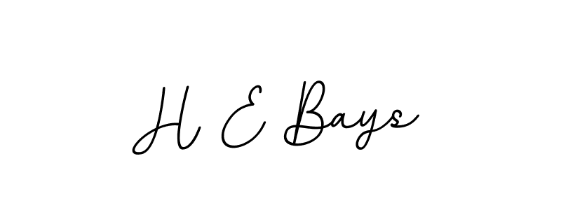 Make a beautiful signature design for name H E Bays. With this signature (BallpointsItalic-DORy9) style, you can create a handwritten signature for free. H E Bays signature style 11 images and pictures png