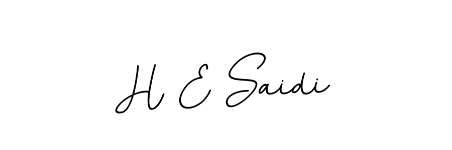 How to make H E Saidi signature? BallpointsItalic-DORy9 is a professional autograph style. Create handwritten signature for H E Saidi name. H E Saidi signature style 11 images and pictures png