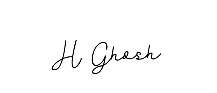 How to make H Ghosh name signature. Use BallpointsItalic-DORy9 style for creating short signs online. This is the latest handwritten sign. H Ghosh signature style 11 images and pictures png