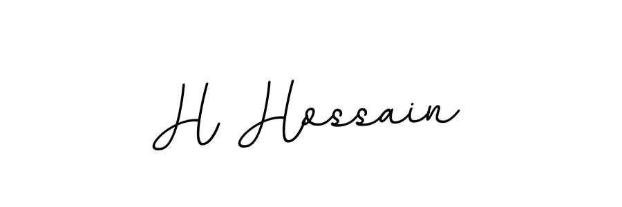 How to make H Hossain signature? BallpointsItalic-DORy9 is a professional autograph style. Create handwritten signature for H Hossain name. H Hossain signature style 11 images and pictures png