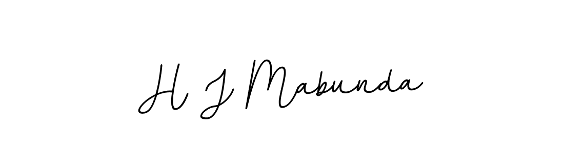 if you are searching for the best signature style for your name H J Mabunda. so please give up your signature search. here we have designed multiple signature styles  using BallpointsItalic-DORy9. H J Mabunda signature style 11 images and pictures png