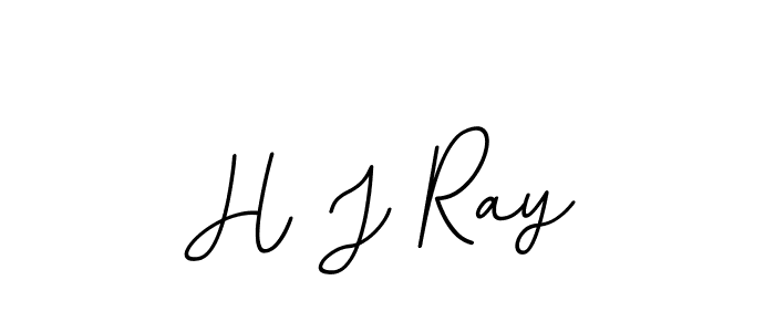 H J Ray stylish signature style. Best Handwritten Sign (BallpointsItalic-DORy9) for my name. Handwritten Signature Collection Ideas for my name H J Ray. H J Ray signature style 11 images and pictures png