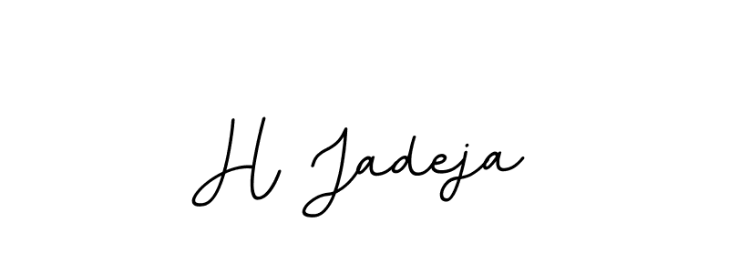 if you are searching for the best signature style for your name H Jadeja. so please give up your signature search. here we have designed multiple signature styles  using BallpointsItalic-DORy9. H Jadeja signature style 11 images and pictures png