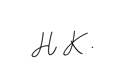 Use a signature maker to create a handwritten signature online. With this signature software, you can design (BallpointsItalic-DORy9) your own signature for name H K .. H K . signature style 11 images and pictures png