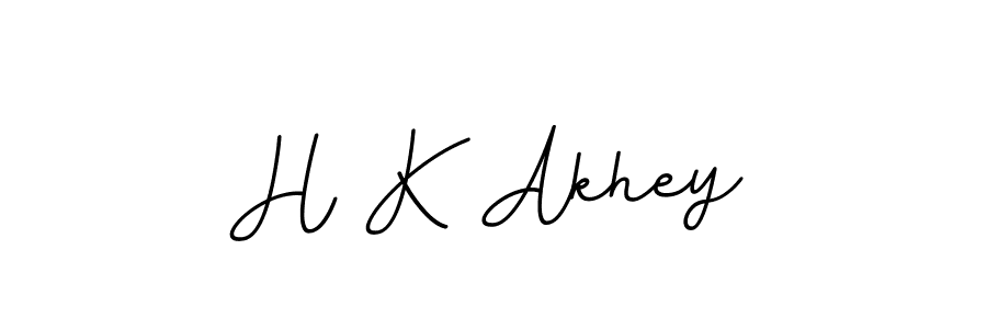 H K Akhey stylish signature style. Best Handwritten Sign (BallpointsItalic-DORy9) for my name. Handwritten Signature Collection Ideas for my name H K Akhey. H K Akhey signature style 11 images and pictures png