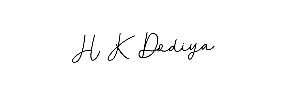 This is the best signature style for the H K Dodiya name. Also you like these signature font (BallpointsItalic-DORy9). Mix name signature. H K Dodiya signature style 11 images and pictures png