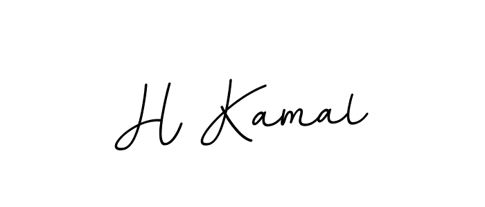It looks lik you need a new signature style for name H Kamal. Design unique handwritten (BallpointsItalic-DORy9) signature with our free signature maker in just a few clicks. H Kamal signature style 11 images and pictures png