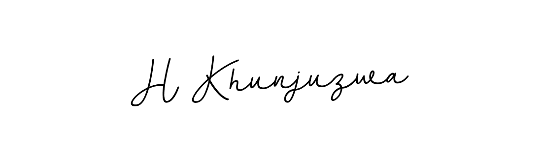 Also we have H Khunjuzwa name is the best signature style. Create professional handwritten signature collection using BallpointsItalic-DORy9 autograph style. H Khunjuzwa signature style 11 images and pictures png