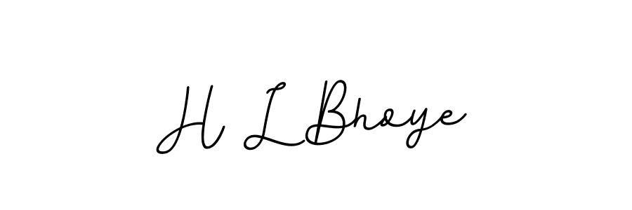 if you are searching for the best signature style for your name H L Bhoye. so please give up your signature search. here we have designed multiple signature styles  using BallpointsItalic-DORy9. H L Bhoye signature style 11 images and pictures png