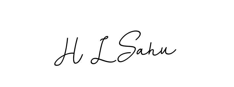 Also we have H L Sahu name is the best signature style. Create professional handwritten signature collection using BallpointsItalic-DORy9 autograph style. H L Sahu signature style 11 images and pictures png