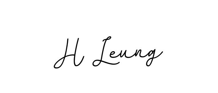 H Leung stylish signature style. Best Handwritten Sign (BallpointsItalic-DORy9) for my name. Handwritten Signature Collection Ideas for my name H Leung. H Leung signature style 11 images and pictures png