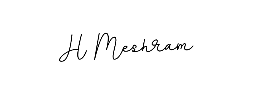 Also we have H Meshram name is the best signature style. Create professional handwritten signature collection using BallpointsItalic-DORy9 autograph style. H Meshram signature style 11 images and pictures png