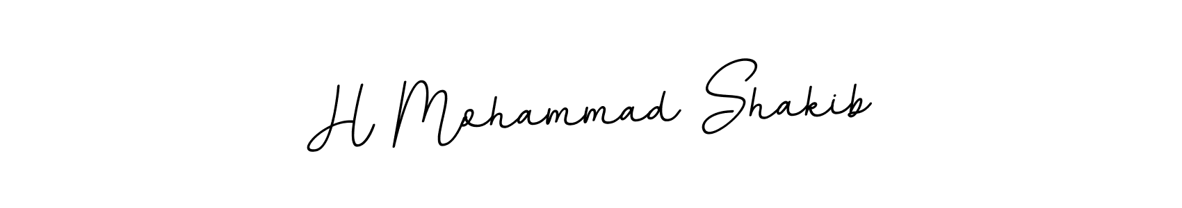 H Mohammad Shakib stylish signature style. Best Handwritten Sign (BallpointsItalic-DORy9) for my name. Handwritten Signature Collection Ideas for my name H Mohammad Shakib. H Mohammad Shakib signature style 11 images and pictures png