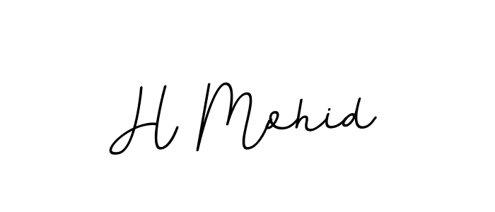 H Mohid stylish signature style. Best Handwritten Sign (BallpointsItalic-DORy9) for my name. Handwritten Signature Collection Ideas for my name H Mohid. H Mohid signature style 11 images and pictures png