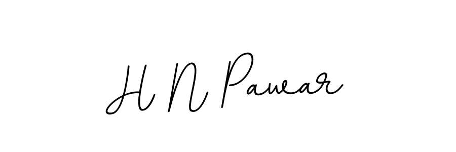 The best way (BallpointsItalic-DORy9) to make a short signature is to pick only two or three words in your name. The name H N Pawar include a total of six letters. For converting this name. H N Pawar signature style 11 images and pictures png