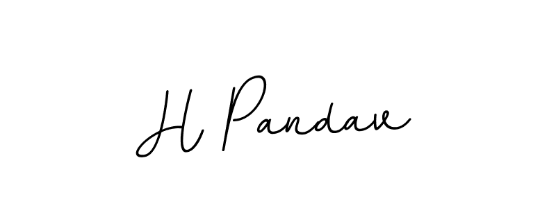 H Pandav stylish signature style. Best Handwritten Sign (BallpointsItalic-DORy9) for my name. Handwritten Signature Collection Ideas for my name H Pandav. H Pandav signature style 11 images and pictures png
