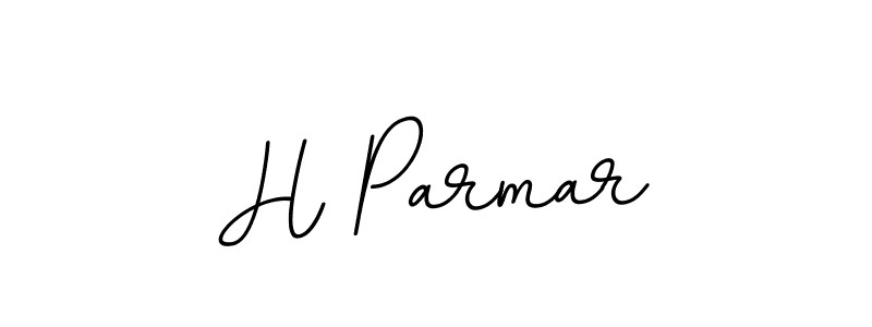 Also we have H Parmar name is the best signature style. Create professional handwritten signature collection using BallpointsItalic-DORy9 autograph style. H Parmar signature style 11 images and pictures png