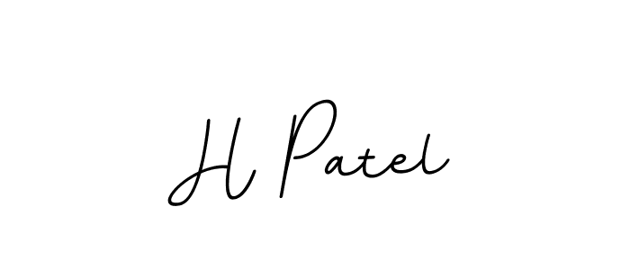 You should practise on your own different ways (BallpointsItalic-DORy9) to write your name (H Patel) in signature. don't let someone else do it for you. H Patel signature style 11 images and pictures png