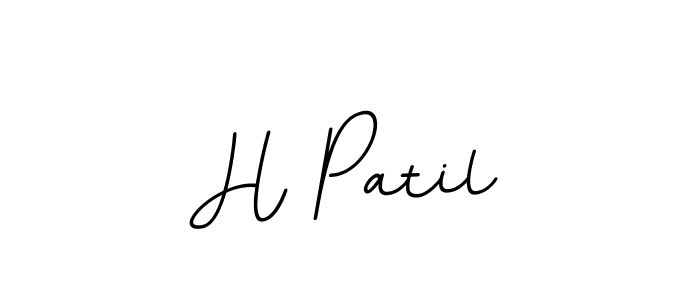 Make a beautiful signature design for name H Patil. Use this online signature maker to create a handwritten signature for free. H Patil signature style 11 images and pictures png