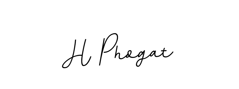 How to make H Phogat signature? BallpointsItalic-DORy9 is a professional autograph style. Create handwritten signature for H Phogat name. H Phogat signature style 11 images and pictures png