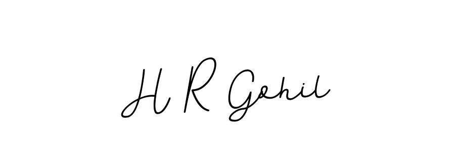 Here are the top 10 professional signature styles for the name H R Gohil. These are the best autograph styles you can use for your name. H R Gohil signature style 11 images and pictures png