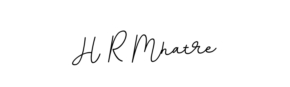 Also we have H R Mhatre name is the best signature style. Create professional handwritten signature collection using BallpointsItalic-DORy9 autograph style. H R Mhatre signature style 11 images and pictures png