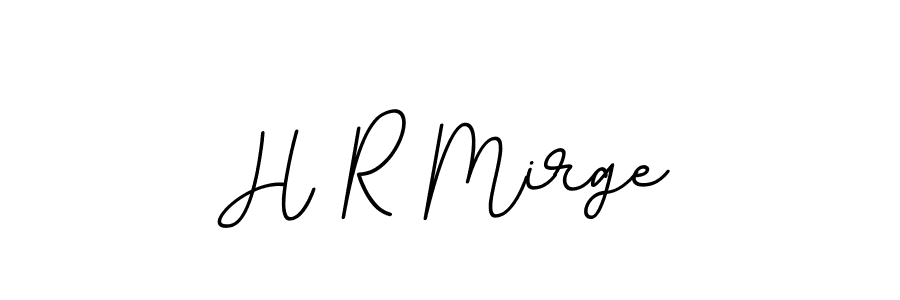 Also we have H R Mirge name is the best signature style. Create professional handwritten signature collection using BallpointsItalic-DORy9 autograph style. H R Mirge signature style 11 images and pictures png