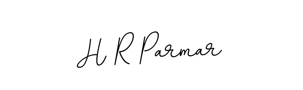 It looks lik you need a new signature style for name H R Parmar. Design unique handwritten (BallpointsItalic-DORy9) signature with our free signature maker in just a few clicks. H R Parmar signature style 11 images and pictures png