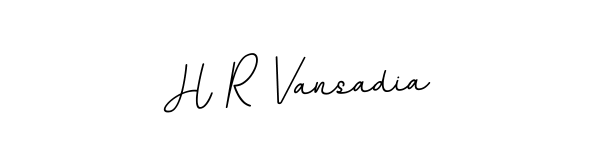 Best and Professional Signature Style for H R Vansadia. BallpointsItalic-DORy9 Best Signature Style Collection. H R Vansadia signature style 11 images and pictures png