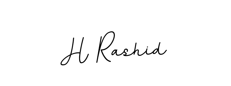 if you are searching for the best signature style for your name H Rashid. so please give up your signature search. here we have designed multiple signature styles  using BallpointsItalic-DORy9. H Rashid signature style 11 images and pictures png