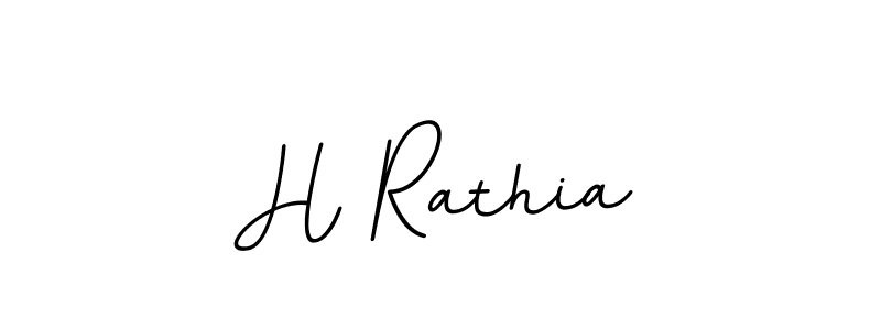 How to make H Rathia signature? BallpointsItalic-DORy9 is a professional autograph style. Create handwritten signature for H Rathia name. H Rathia signature style 11 images and pictures png