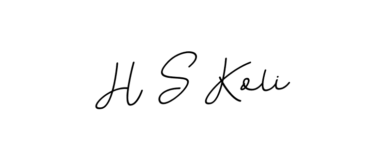 Best and Professional Signature Style for H S Koli. BallpointsItalic-DORy9 Best Signature Style Collection. H S Koli signature style 11 images and pictures png