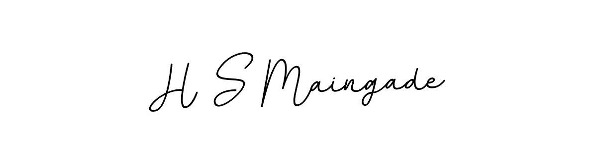 Check out images of Autograph of H S Maingade name. Actor H S Maingade Signature Style. BallpointsItalic-DORy9 is a professional sign style online. H S Maingade signature style 11 images and pictures png