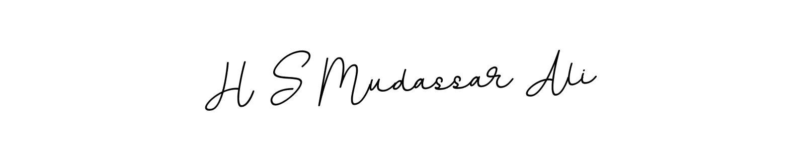It looks lik you need a new signature style for name H S Mudassar Ali. Design unique handwritten (BallpointsItalic-DORy9) signature with our free signature maker in just a few clicks. H S Mudassar Ali signature style 11 images and pictures png