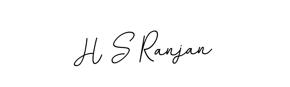 Use a signature maker to create a handwritten signature online. With this signature software, you can design (BallpointsItalic-DORy9) your own signature for name H S Ranjan. H S Ranjan signature style 11 images and pictures png