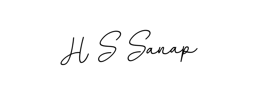 The best way (BallpointsItalic-DORy9) to make a short signature is to pick only two or three words in your name. The name H S Sanap include a total of six letters. For converting this name. H S Sanap signature style 11 images and pictures png